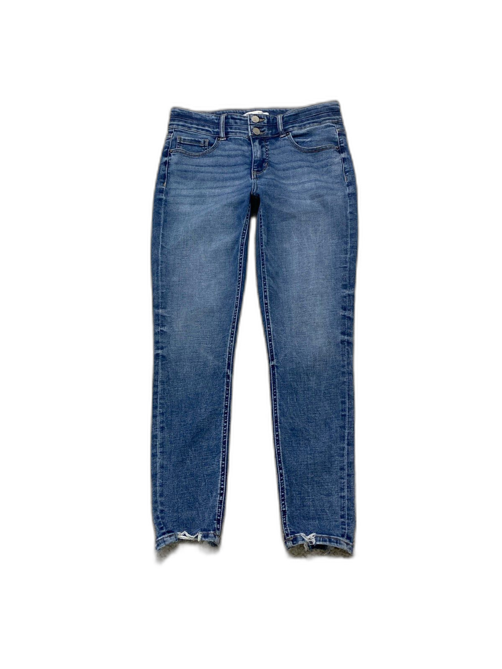 BKE Payton Universal Fit Midrise Ankle Skinny Double Buttons Size 29 Jeans